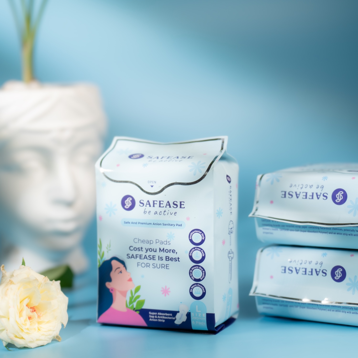 Safease Regular Size, 290 mm ,Packs of 3 (18 pieces) - Image 6